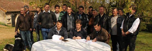 L’équipe du Bœuf Tricolore