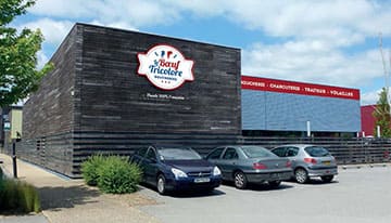 Une boucherie Bœuf Tricolore